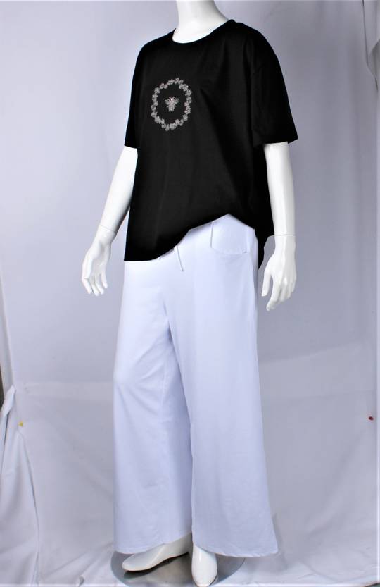 Alice & Lily cotton spandex  trousers and Q-bee t-shirt  SIZES : S/M/L